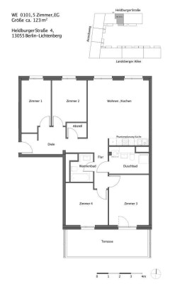 Perfekt für Familien- 5-Zimmer-Erdgeschosswohnung mit Terrasse