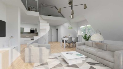 Genießen statt nur wohnen – exklusive Dachgeschosswohnung mit Galerie