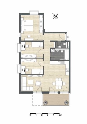 Moderne 4-Zimmer-Wohnung im Neubau