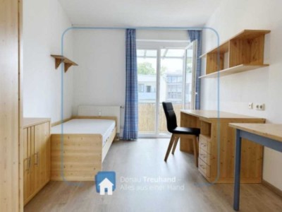 Tolle Einzimmerwohnung mit Einbauküche und Balkon gegenüber der Uni Passau