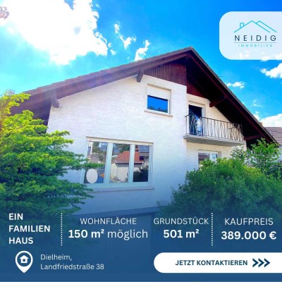 ❯❯ 150 m² möglich - Familienidylle mit Ausbaupotenzial in Dielheim ❮❮