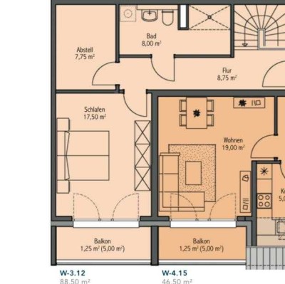 Nachmieter für große Zweiraumwohnung gesucht!