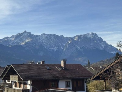 Traumhafte Zweit-/oder Ferienwohnung, Zugspitzblick, hochwertige Ausstattung, voll möbliert!