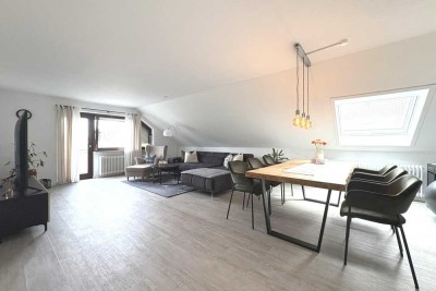Exklusive, sanierte Dachgeschosswohnung mit Panoramablick über Heilbronn