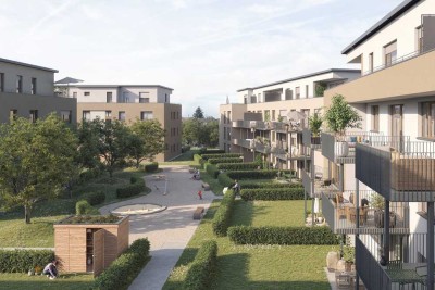 Ruhig gelegene 2-Zi.-Whg. mit 47,86 qm im 1.OG | Haus A