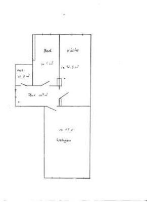 geräumige Einzimmerwohnung in der City von Dresden