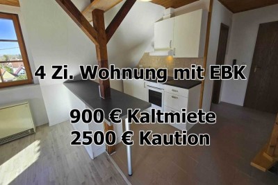 ab sofort -  renovierte 4 Zimmer DG-Wohnung in Balingen-Dürrwangen