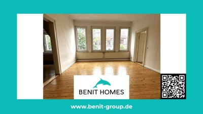 BENIT | � Im Herzen von Hannover-Linden � 4- Zi.- charmante Altbauwohnung