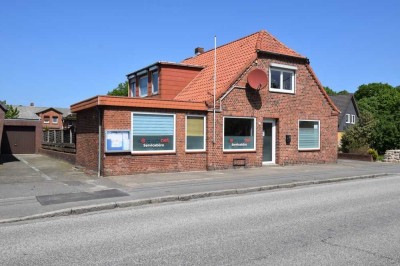 Wohn- und Gewerbeobjekt mit einer Wohnung und Laden/Büroflächen in zentraler Lage von Hohn