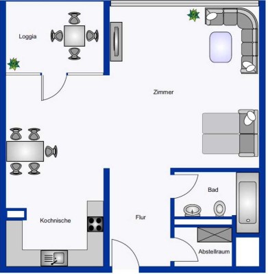 Krefeld - 1-Zimmer-Wohnung mit Aufzug - 43qm
- Top Lage mit Neubau-Nachbarschaft