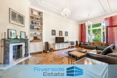 Exklusive Altbauwohnung mit ca. 500 m² Privatgarten in Toplage von Bremen