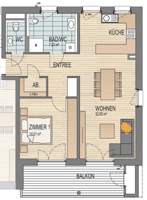 Erwarten Sie hohe Lebensqualität? Dann Neubau! (Wohnung 2.03)