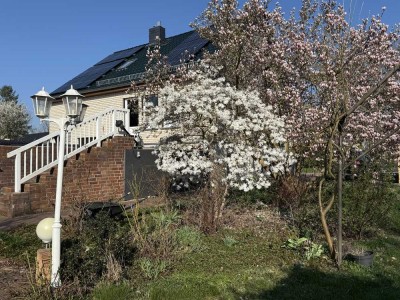 Modernisiertes Haus mit Kaminofen, Sauna, PV und Klimaanlage sowie Pool in Seelow ohne Maklergebühr