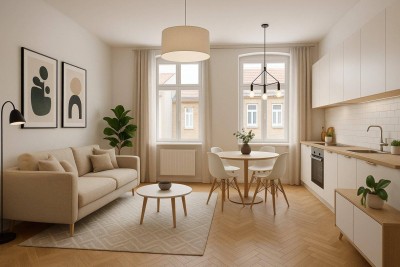 ERSTBEZUG nach Generalsanierung – Charmante 2-Zimmer-Altbauwohnung mit ca. 56 m² Wohnfläche