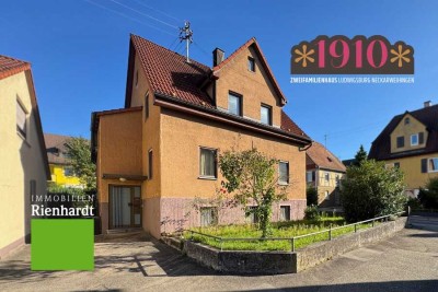 1910! Zweifamilienhaus in Ludwigsburg-Neckarweihingen