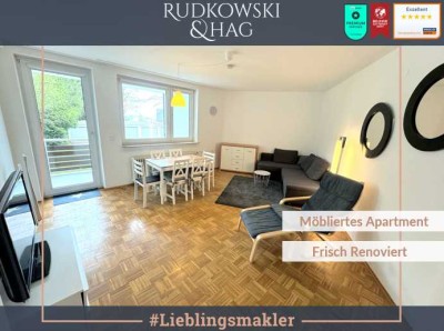 Attraktive 2-Zimmer-Wohnung || Top-Lage || Möbliert & Renoviert