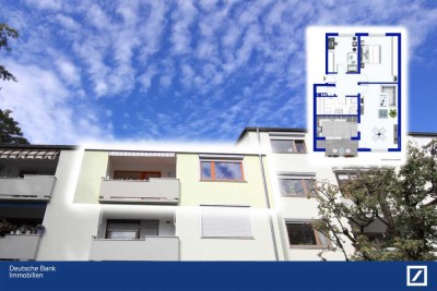 3-Zimmer-Wohnung mit großem Potenzial in zentraler aber grüner Lage von Neckargemünd