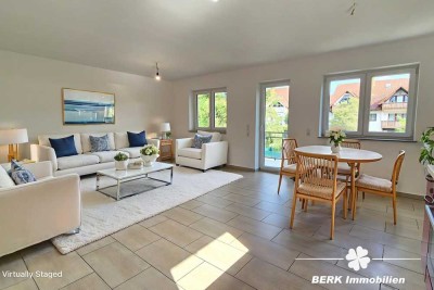 BERK Immobilien - lichtdurchflutete 3-Zimmer Wohnung in zentraler Lage von Mainaschaff