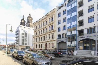 Domviertel: 5-Zi.-Maisonettewohnung mit Aufzug & Wintergarten in unmittelbarer Nähe zum Dom