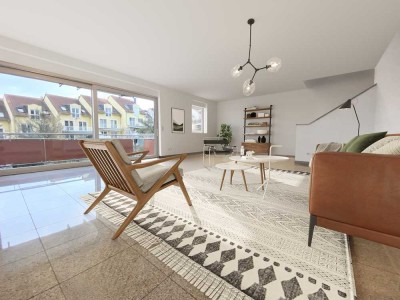 EIN RAUMRIESE IM SPLIT-LEVEL-STIL IN RUHIGER IDYLLE FRANKFURT-KALBACH