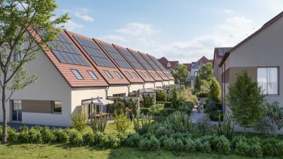 Familientraum mit Südgarten: Neubau-Reihenhaus mit Energieeffizienzklasse A+