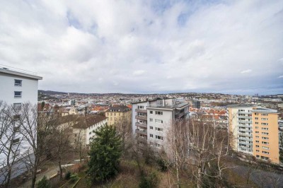 Rarität-3-Zi-WHG zwischen Heusteig- und Bohnenviertel mit Balkon und grandiosem Blick auf die Stadt!