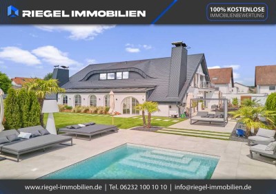 Sie hier? Wir auch! Diese außergewöhnliche Villa mit Pool bietet ein unvergleichliches Wohnerlebnis