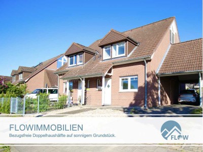 Bezugsfreie Doppelhaushälfte auf sonnigem Grundstück