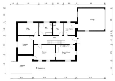 Freistehendes Einfamilienhaus mit Doppelgarage und Garten in einer ruhigen Lage