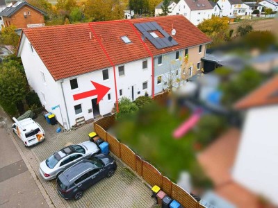 Modernes Reihenhaus – Energieeffizienzklasse A