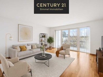 Lichtdurchflutete 2-Zimmer-Wohnung mit großzügigem Balkon in zentraler Lage