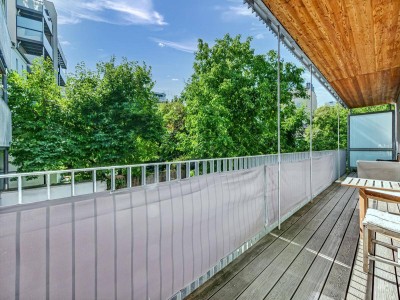 STILVOLLE WOHNUNG MIT RUHIGER LOGGIA INS GRÜNE | ca. 118 m² | 5 Zimmer möglich |RUHELAGE IM INNENHOF | INKLUSIVE KÜCHE | PARKPLATZ VORHANDEN | ZWEITBEZUG | 