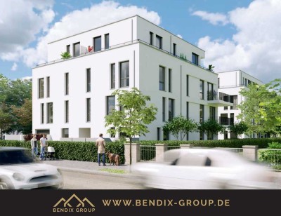 Schicke Terrassenwohnung I 3 Zimmer am Großen Garten I Modern & hochwertig I Bezugsfertig/ Erstbezug