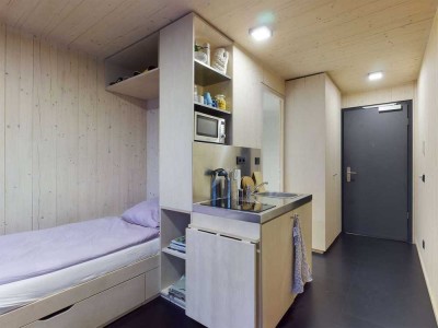 DIE ZIMMEREI | Möbliertes Wohnung in Wilhelmsburg an der Berufsschule Elbinsel | Basic Bude