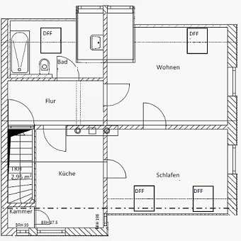 2-Zimmer-Wohnung im Caputher Norden