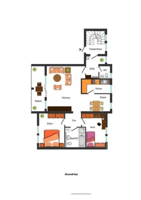 3,5-Zimmer-Wohnung in zentraler Lage von Göppingen mit Südbalkon & Tiefgarage