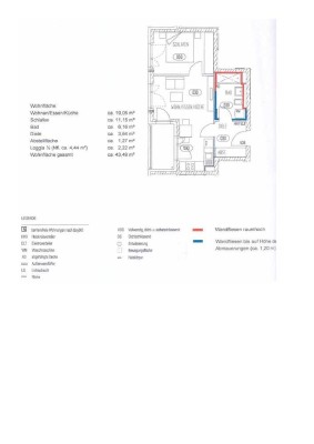 Stilvolle, in 2021 hergestellte 2-Zimmer-Wohnung mit Loggia "Parkside" München-Gronsdorf