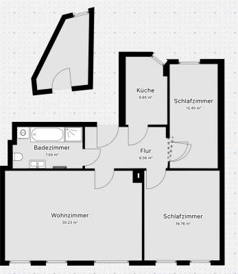 Provisionsfrei: Sanierte 3+1 Raumwohnung in Gera Untermhaus