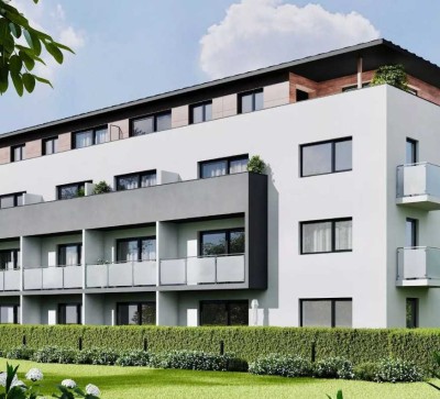 Neubau 1-Zimmer-Wohnung mit gehobener Innenausstattung mit Balkon und EBK für Studierende
