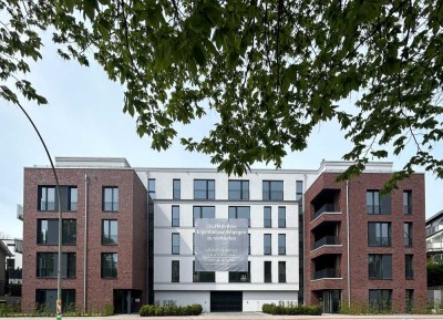 4-Zimmer Neubau-Penthouse mit Blick über das Hamburger Alstertal