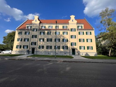Schmuckstück: 2-Zimmer-Erdgeschosswohnung mit Balkon und EBK