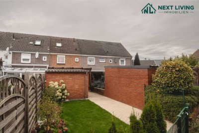 Komplett modernisiertes Reihenmittelhaus in Nordhorn– sofort bezugsfertig mit Einbauküche und Garten