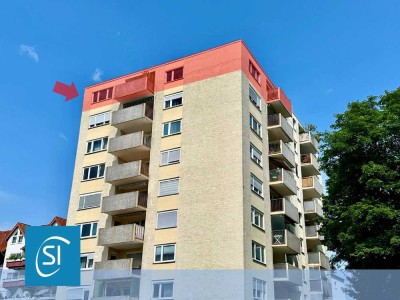 Wohnen über den Dächern von Frankenthal! Großzügige Komfortwohnung im Penthouse-Stil mit 2 Balkonen