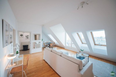 Traumhafte 4-Zimmer Dachgeschoss-Wohnung mit Balkon in Hofruhelage