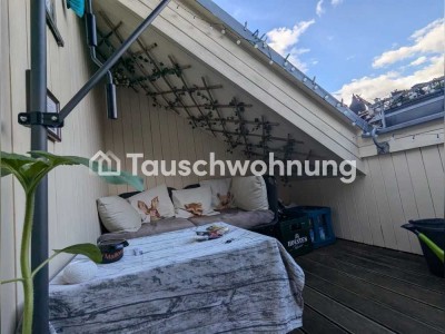 Tauschwohnung: Dachgeschoss Maisonette in der Südvorstadt