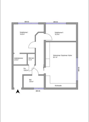 Moderne Wohnung in zentraler Lage von Rheda-Wiedenbrück zu vermiete