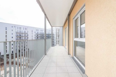 4-Zimmer-Komfortwohnung mit sonnigem Balkon und moderner Einbauküche im Neubau-Quartier FRANKY