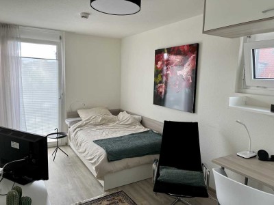 Komplett möbliertes Ein-Zimmer-Appartement in Audi Nähe