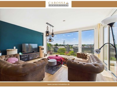 *VERKAUFT* Wohnen mit Stil und Weitblick! 4 Zimmer, offener Grundriss, große Terrasse und Tiefgarage