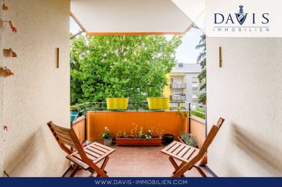 RESERVIERT - DAVIS Immobilien - Gepflegte 3-Zimmer-Wohnung mit Garage und Balkon in attraktiver Lage